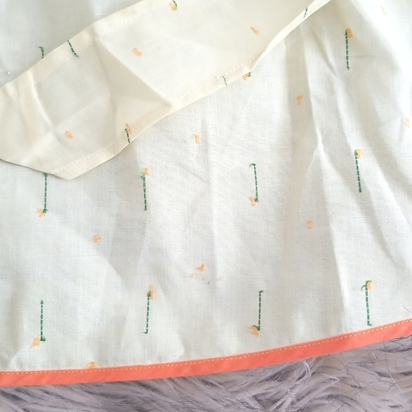 Vintage Handmade Yellow/Orange Apron - Picture 4 of 4